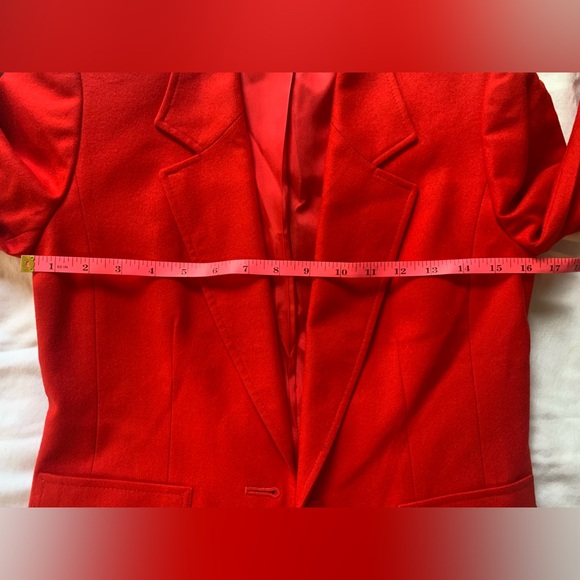 Vintage Pendleton 100% Wool Red Blazer - Picture 7 of 8